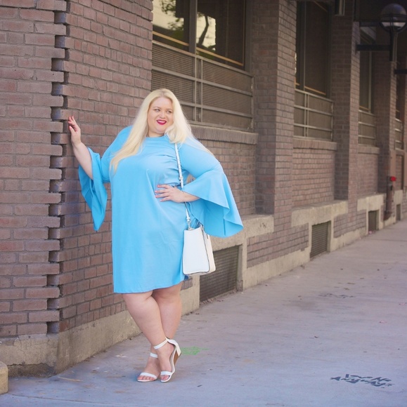 Designer style Blue dress - Picture 2 of 2